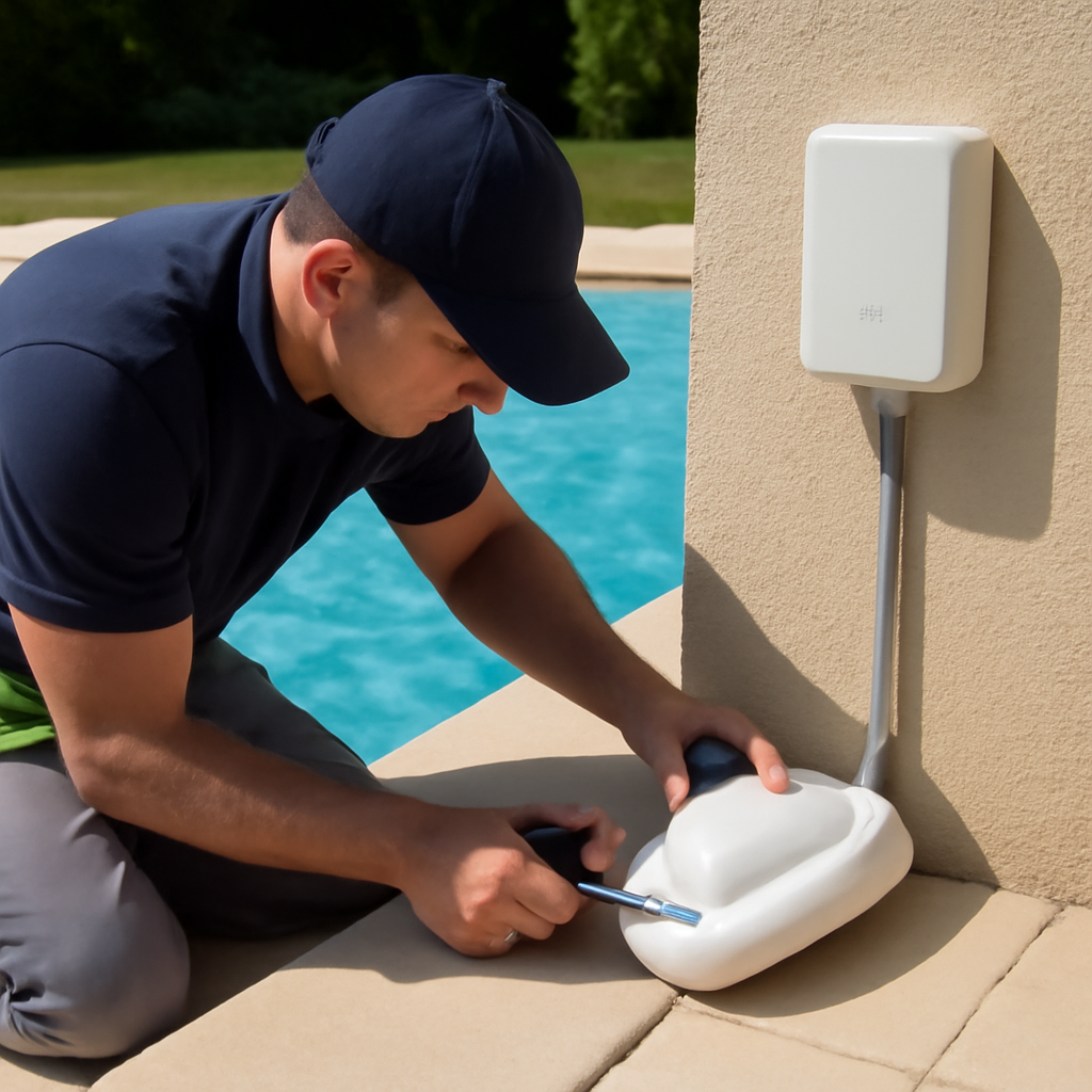 découvrez qui est habilité à installer une alarme piscine connectée pour assurer la sécurité de votre bassin conformément à la réglementation en vigueur.
